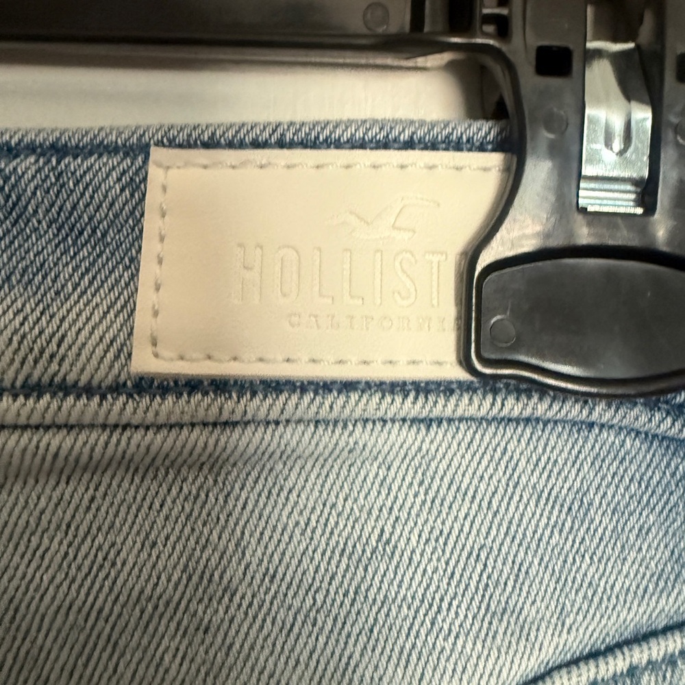 Hollister Ultra High-Rise Dad Jean wide leg Y2K patchwork 27/31 5R - Picture 5 of 9
